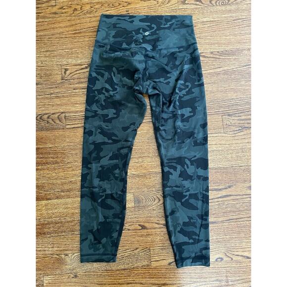 Lululemon Align Pant II 25” Incognito Camo Multi Gator Green 8 - Picture 5 of 8